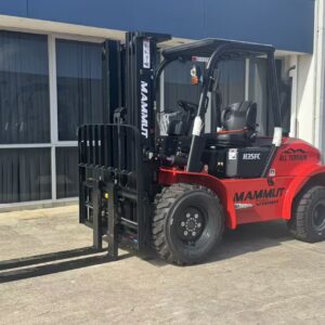 Mammut H35F Rough Terrain Forklift Yanmar Engine 3 Stage 4.5m Container Mast Side-Shift & Positioner