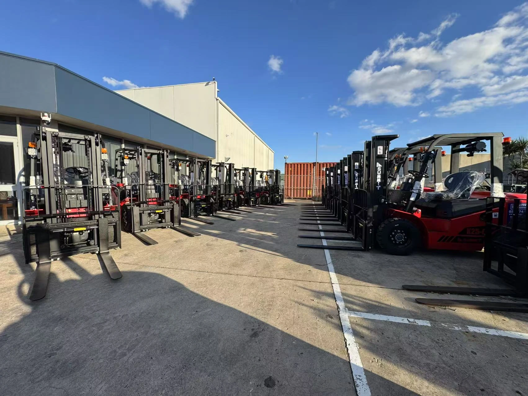 Pickman forklift inventory ready for Australian customers