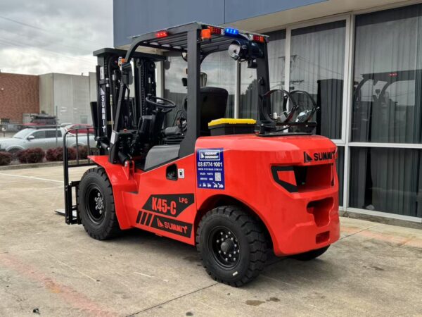Summit K45 4.5 Ton LPG&Petrol Dual Fuel Forklift (4.5m, 3 Stage) - Image 4